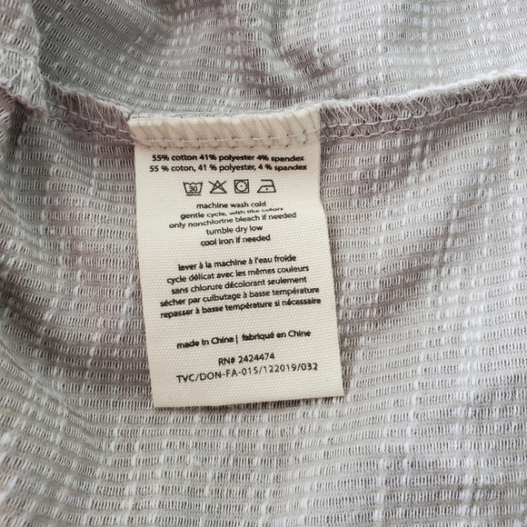 Donni Sandwash Gray Striped Cardigan Topper One Size - Picture 5 of 5